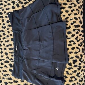 lululemon Black Athletic Skort with Built-In Shorts